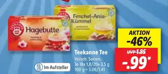 Lidl Teekanne tee 100g Angebot