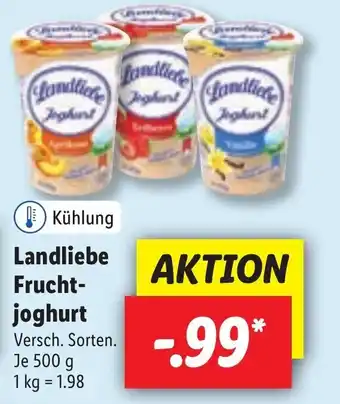 Lidl Landliebe frucht-joghurt 500g Angebot