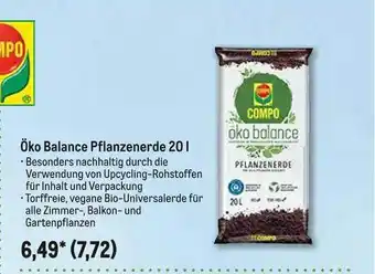 METRO öko Balance Pflanzenerde 20l Angebot