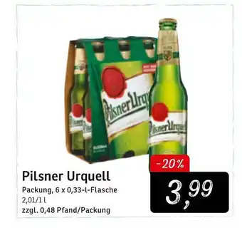 KONSUM Pilsner Urquell 6x0,33L Angebot