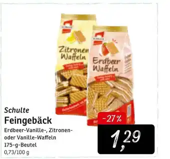 KONSUM Schulte Feingebäck 175g Beutel Angebot