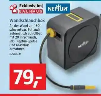 Bauhaus Neptun Wandschlauchbox Angebot