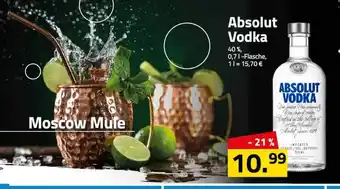 Logo Getränkemarkt Absolut Vodka 0,7L Angebot