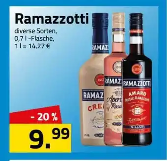 Logo Getränkemarkt Ramazzotti 0,7L Angebot