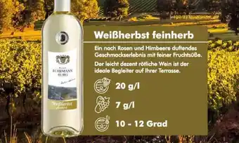 Logo Getränkemarkt Weibherbst Feinherb Angebot