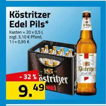 Logo Getränkemarkt Köstritzer Edel Pils 20x0,5L Angebot