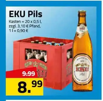 Logo Getränkemarkt Eku Pils 20x0,5L Angebot