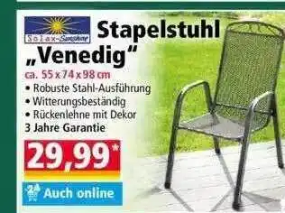 Norma Solax-sunshine Stapelstuhl „Venedig” Angebot