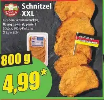 Norma Gut Bartenhof Schnitzel XXL 800g Angebot