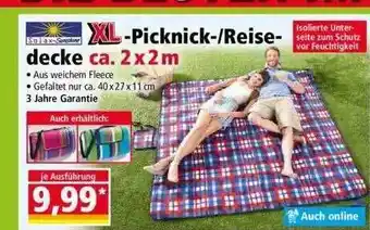 Norma Solax Sunshine XL Picknick Oder Reisedecke Angebot