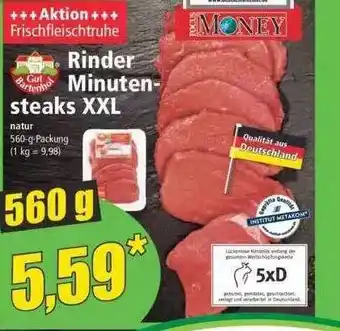 Norma Gut Bartenhof Rinder Minutensteaks XXL 560g Angebot