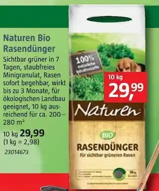 Bauhaus Naturen bio rasendünger Angebot