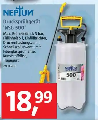 Bauhaus Drucksprühgerät 'nsg 500' Angebot