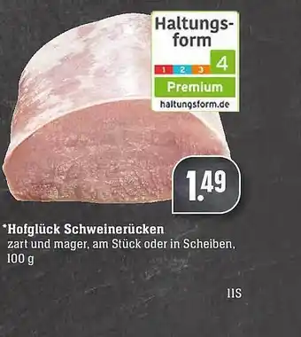 E-Center Hofglück Schweinerücken Angebot