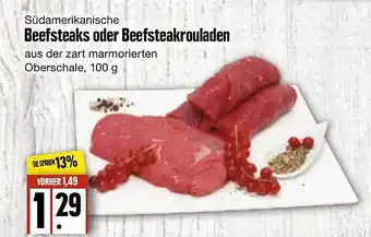 Edeka Frischemarkt Beefsteaks Oder Beefsteakrouladen Angebot