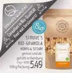 Edeka Struve Struve's Bio-granola Angebot