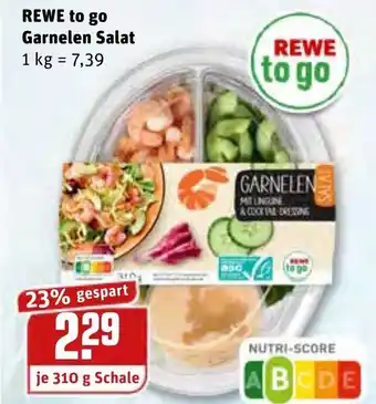 REWE Rewe to go Garnelen Salat Angebot