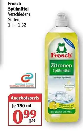 Globus Globus Spülmittel Angebot