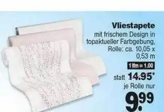 Repo Markt Vliestapete Angebot