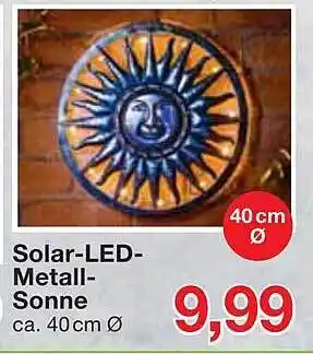 Jawoll Solar-led Metallsonne Angebot