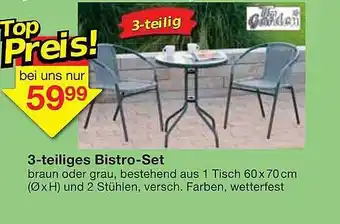 Jawoll 3-teiliges Bistro-set Angebot