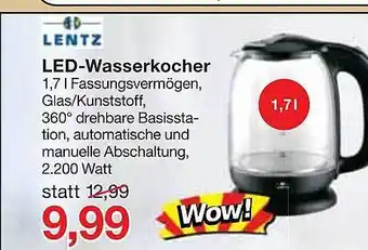 Jawoll Lentz Led-wasserkocher Angebot