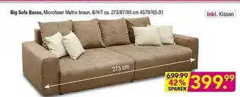 Möbel Boss Big Sofa Basso Angebot