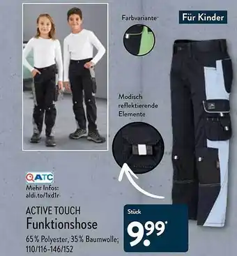 Aldi Nord Active Touch Funktionshose Angebot