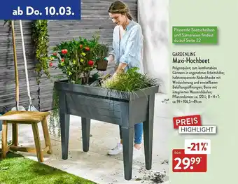 Aldi Nord Gardenline Maxi-hochbeet Angebot