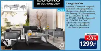 Aldi Nord Lounge-set Cane Angebot