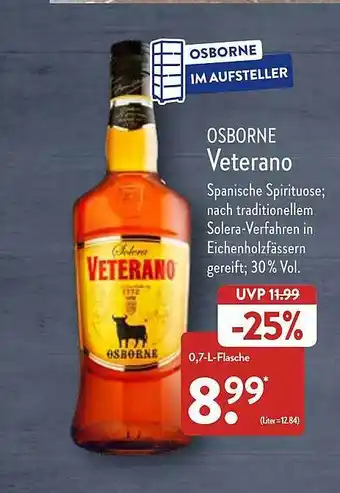 Aldi Nord Osborne Veterano Angebot