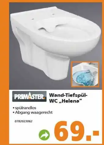 Globus Baumarkt Primaster Wand-tiefspül-wc „helena“ Angebot