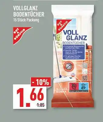 Marktkauf Gut & Günstig Vollglanz Bodentücher Angebot