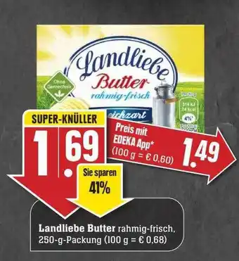 Scheck-in-Center Landliebe Butter Angebot