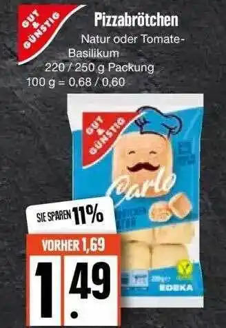 Edeka Gut & Günstig Pizzabrötchen Angebot