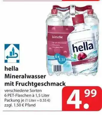 Famila Nord Ost Hella Mineralwasser Mit Fruchtgeschmack Angebot