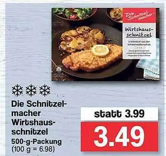 Famila Nord West Die Schnitzel-macher Wirtshaus-schnitzel Angebot