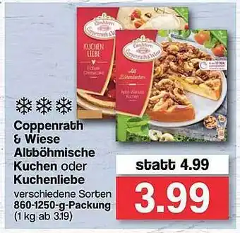 Famila Nord West Coppenrath & Wiese Altböhmische Kuchen Oder Kuchenliebe Angebot