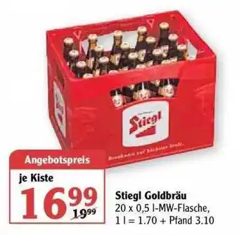 Globus Stiegl Goldbräu Angebot