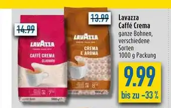 diska Lavazza Caffé Crema Angebot