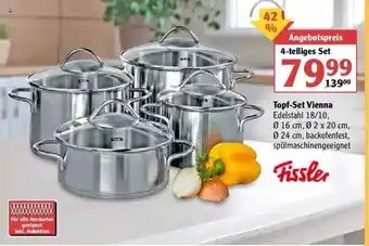 Globus Fissler Topf-Set Vienna Angebot