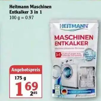 Globus Heintmann Maschinen Entkalker 3 En 1 Angebot