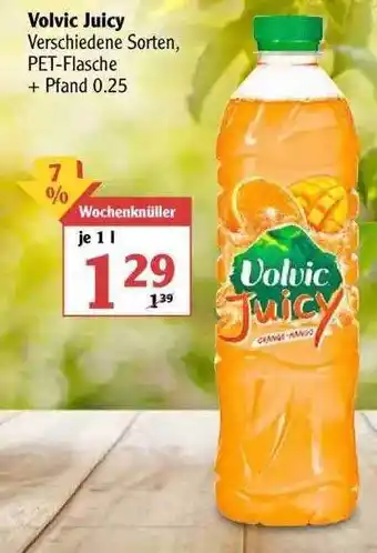 Globus Volvic Juicy Angebot