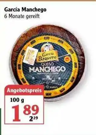 Globus Garcia Manchego Angebot