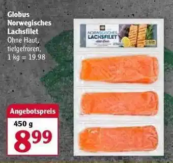 Globus Globus Novwegisches Lachsfilet Angebot