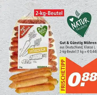 Marktkauf Gut & Günstig Möhren Angebot