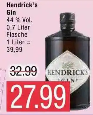 Marktkauf Hendrick's Gin Angebot