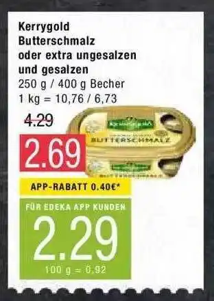 Marktkauf Kerrygold Butterschmalz Oder Extra Ungesalzen Und Gesalzen Angebot