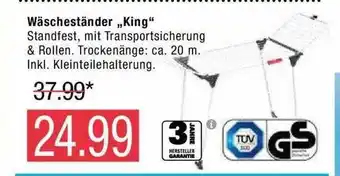 Marktkauf Wäscheständer „king“ Angebot