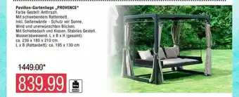 Marktkauf Pavillon-gartenliege „provence“ Angebot